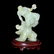Qing Dynasty, Finely Carved Xiu Yan Jade Figure of Two - 7