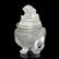 Crystal Tripod Censer with Carved Dragon and Loose Ring - 4