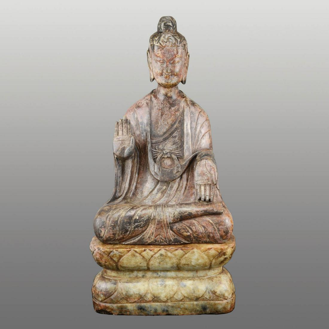 Northern Wei, A Very Rare Jade Carving of Sakyamuni (1 of 11)