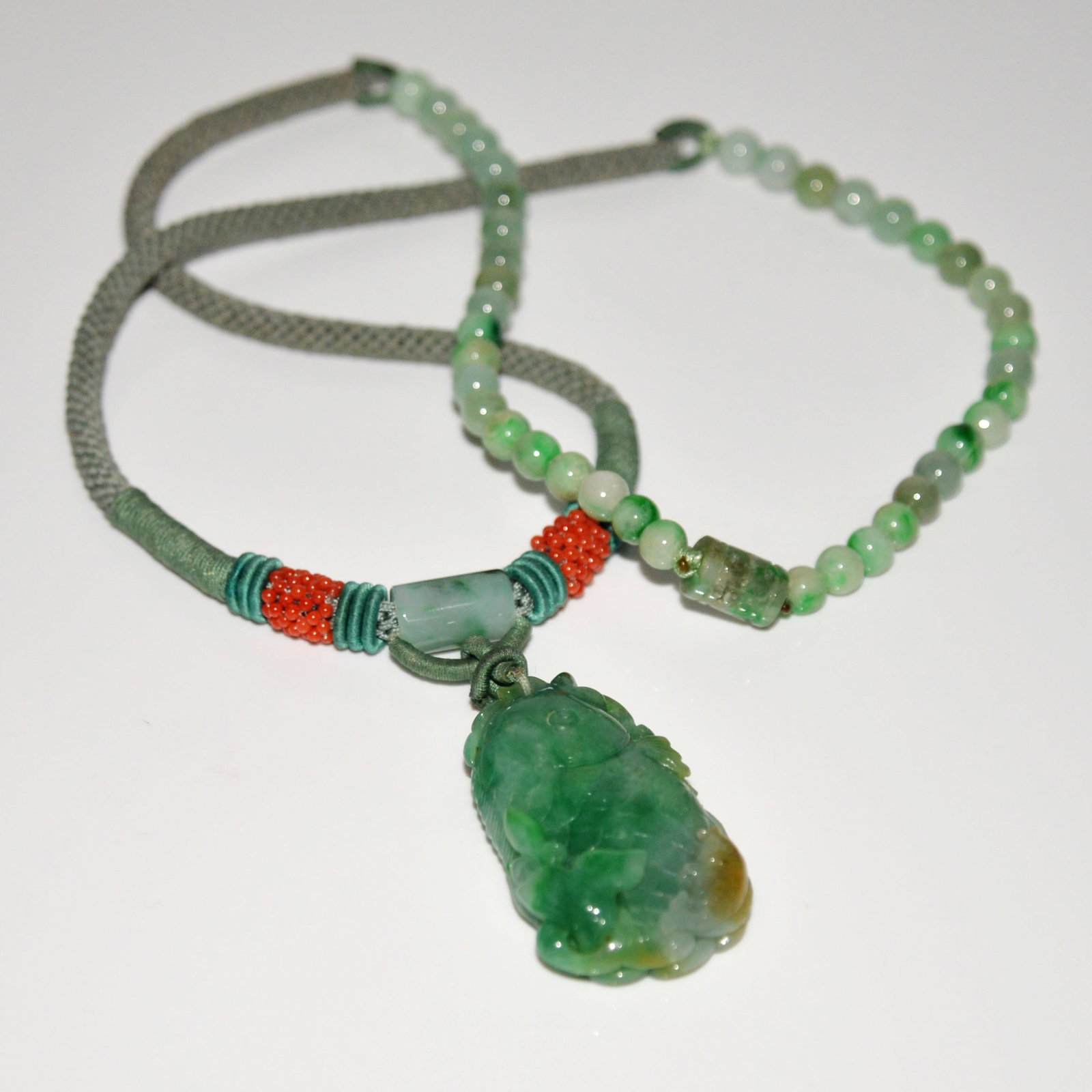 翡翠福禄寿三色年年有鱼挂 - 4