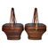 Qing, A Pair of Gilt Painted Bamboo Weaved Basket with - 4