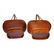 Qing, A Pair of Gilt Painted Bamboo Weaved Basket with - 6