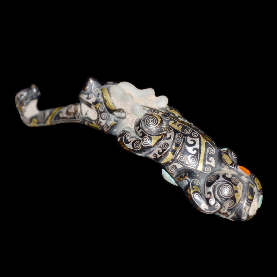 Warring States, Gold and Silver inlaid-bronze Tiger (1 of 7)