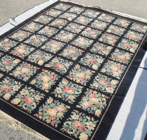 Karastan Garden Panel Oriental Carpet: Expensive Karastan Garden of Eden Collection Oriental Carpet 8'*' x 11'5" Garden Panel design. Well maintained from a pet free home. Initial cost over $2000