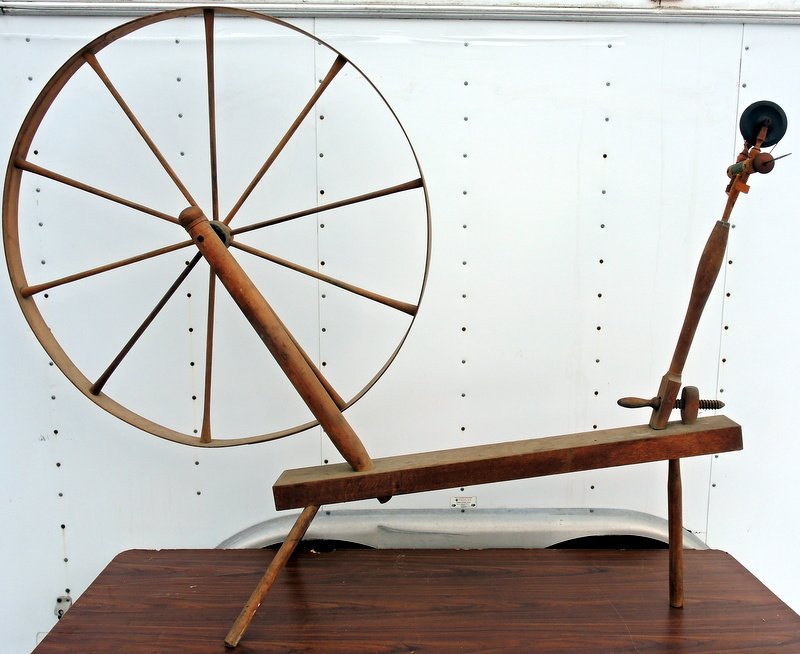 Rare New Hampshire Walking Spinning Wheel
