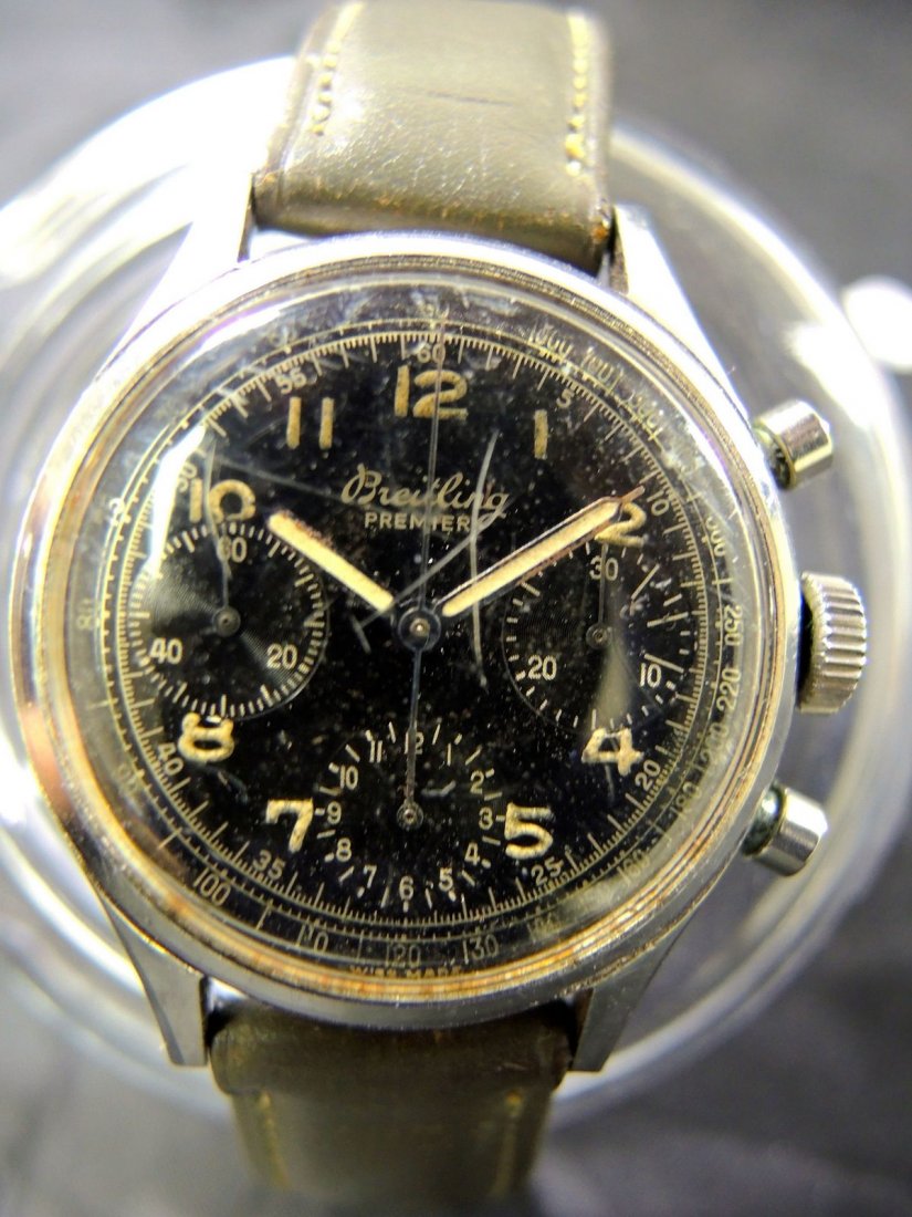 Rare Vintage Chronograph Breitling Premier  Wristwatch (1 of 3)