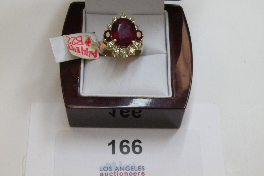 Ruby and Diamond Set Ring - 2