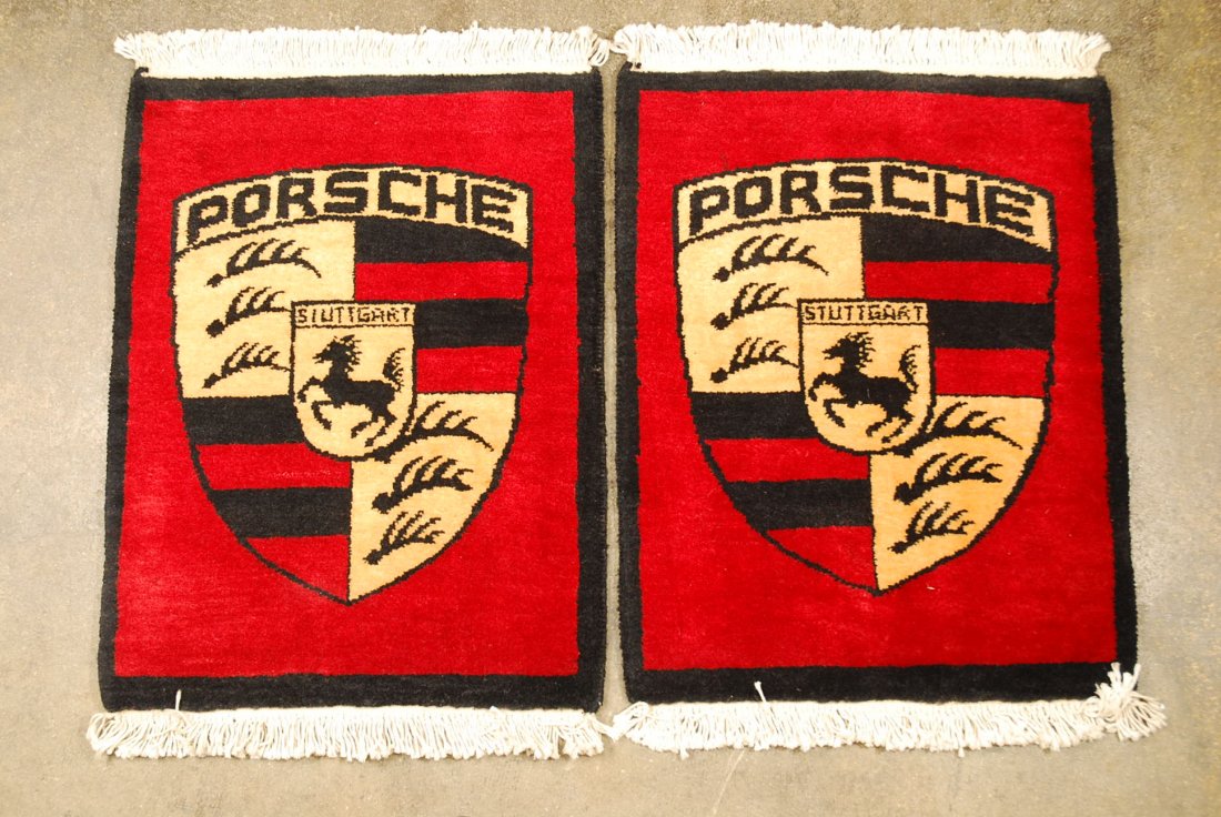 Porsche Handmade Rug: Porsche Design Handmade Pakistan Rug, wool 2" x 1'6"