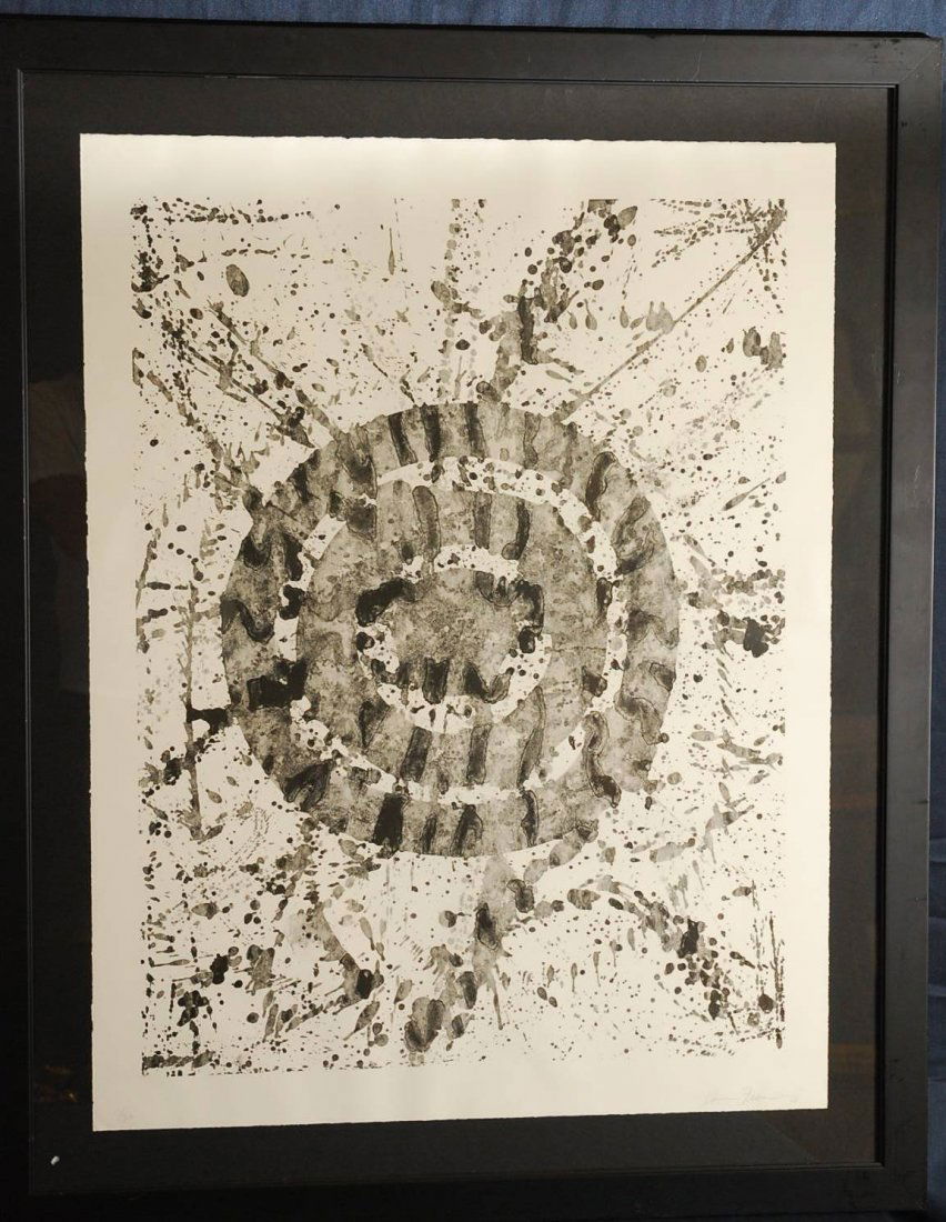 Sam Francis (1923 -1994) American: Sam Francis (1923 -1994) American Untitled (L 201; SF 209), 1976 Lithograph signed in pencil from the numbered edition 30. Framed