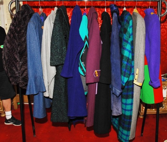 Collection of 12 Designer Trench Jackets: Collection of 12 Vintage Designer Trench Jackets, lot includes various European designers, patterns, fabrics, colors and sizes. Condition: Some new with tags, rest look new but missing tags
