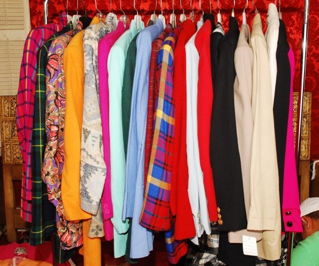 Collection of 20 High End Designer Blazer / Jacket: Collection of 20 Vintage High End Designer Blazer / Jacket. Various European designers, patterns, colors and size