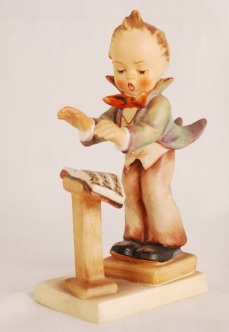 M.J. Hummel, "Band Leader" Figurine: M.J. Hummel, "Band Leader" Figurine. Made in W Germany. Height 5", width 3". Numbered 129.
