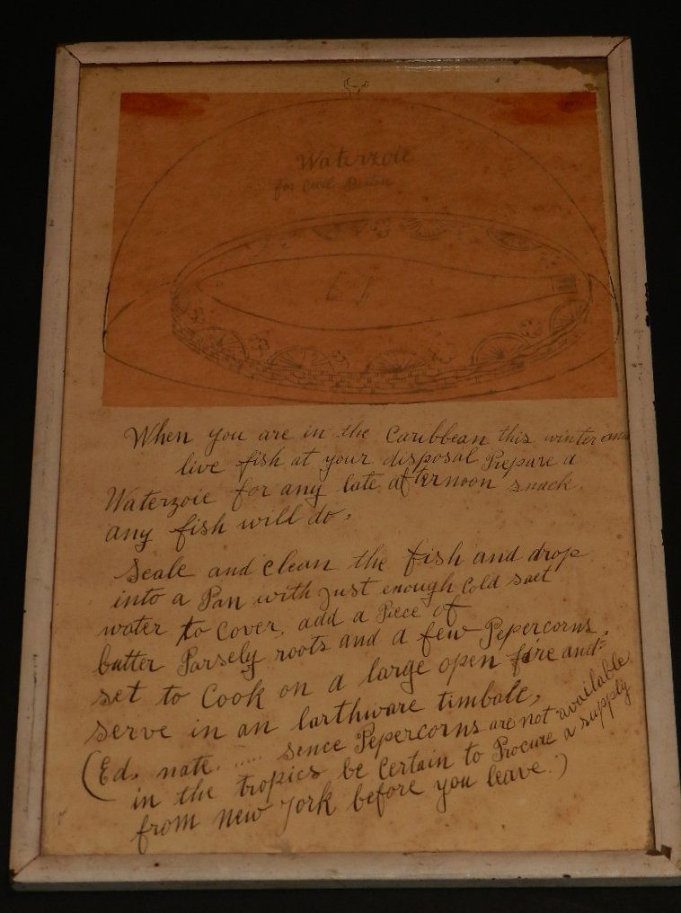 ANDY WARHOL Waterzoie for Cecil Beaton: Offset lithograph on cream laid paper, framed size 12 x 18 inches