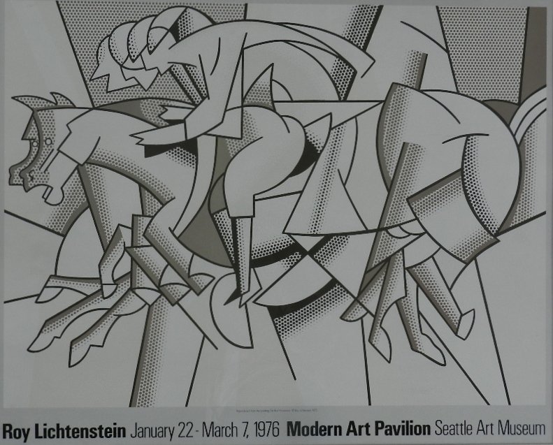 Roy Lichtenstein 1976 Seattle Art Museum Poster: measures: 22x28 inches