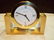 34: Tiffany & Co. Brass Desk Clock Circa 1989