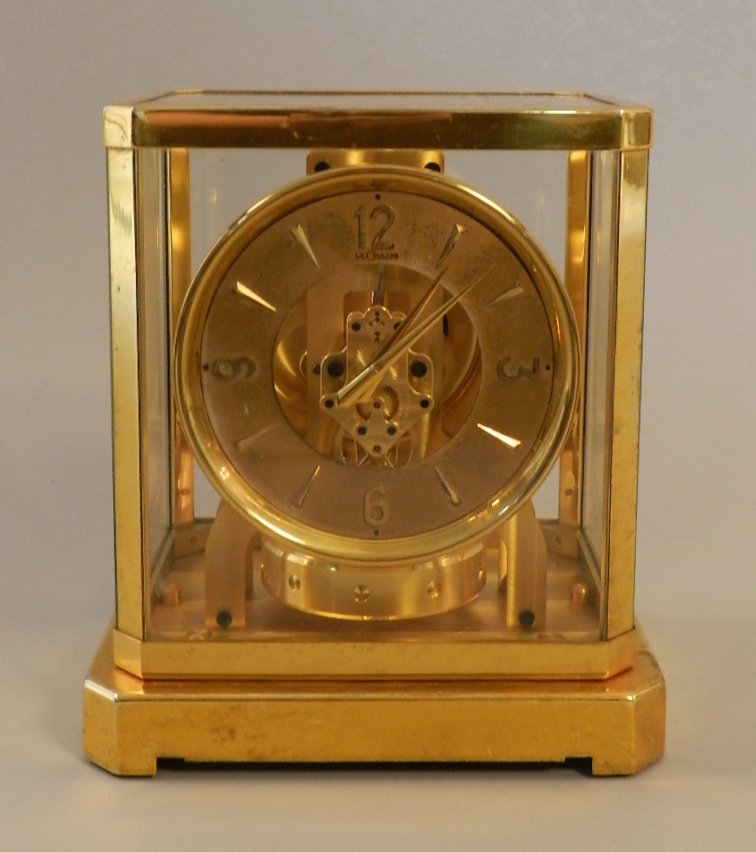 VINTAGE LECOULTRE ATMOS CLOCK: Measures: 9" inches tall