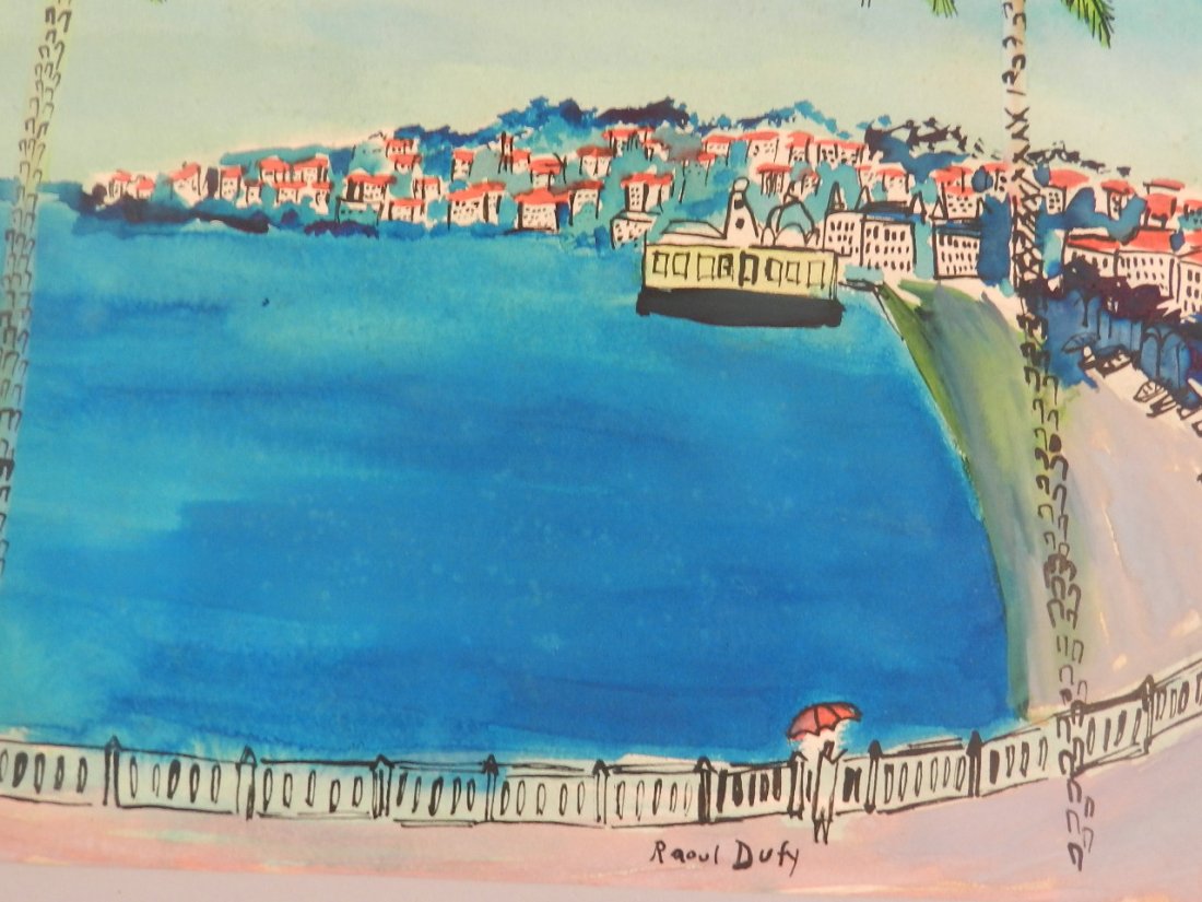 Raoul Dufy, (French, 1877-1953) Watercolor/Ink on Paper - 3