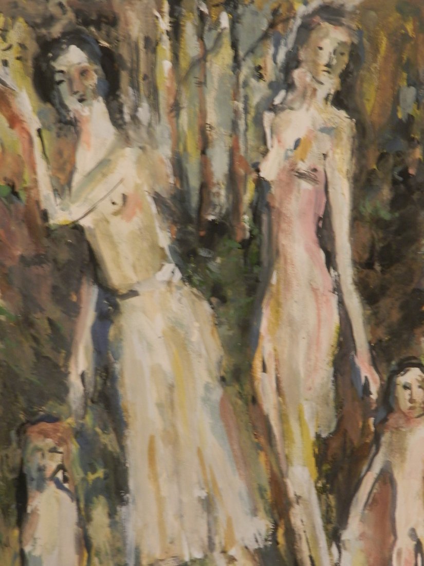 Mikhail Larionov (Russian 1881-1964) Oil on Paper - 2