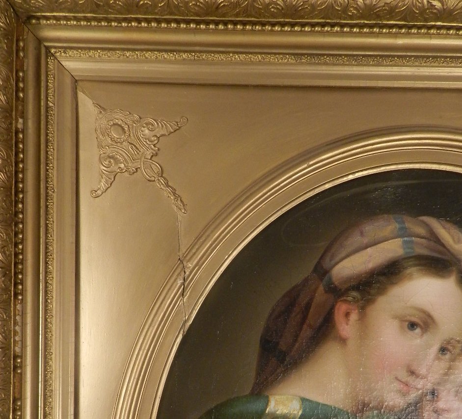 After Raphael Oil On Canvas Madonna And Child 19th c - 5