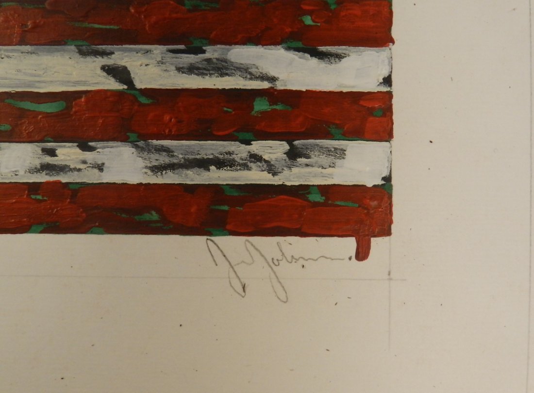 American Flag Acrylic on paper - 4