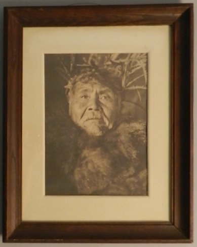 Edward Sheriff Curtis (American,1868-1952) Photogravure: Title: "The Whaler" Measures: 24 x 19 inches