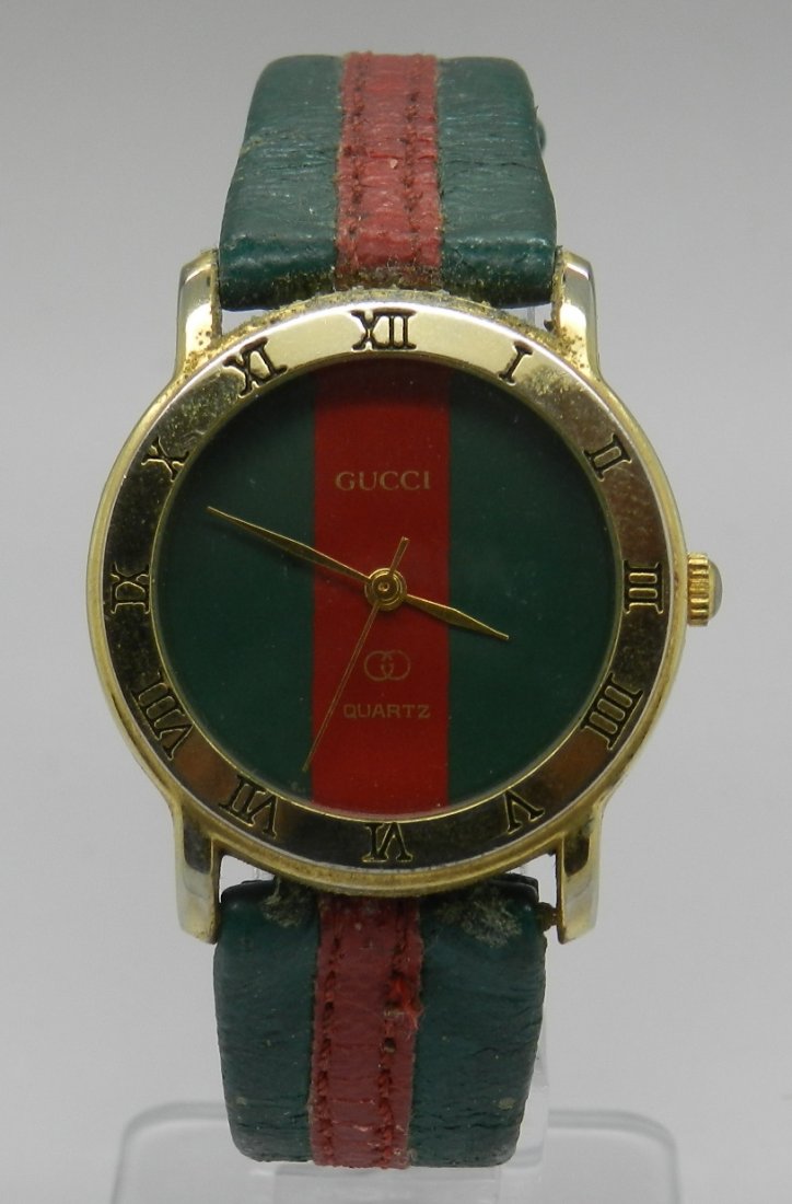 Vintage Men's Gucci Leather Watch - Oct 16, 2013 | Nico Auctions in DE
