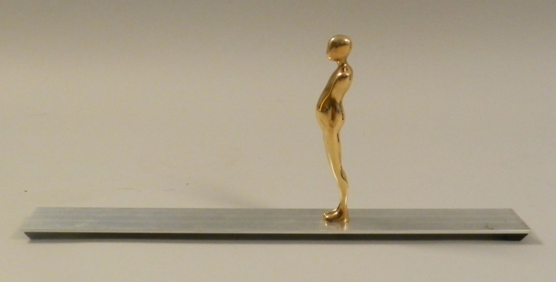 ERNEST TROVA (AMERICAN 1927 -2001): Untitled Measures 16 x 6 inches