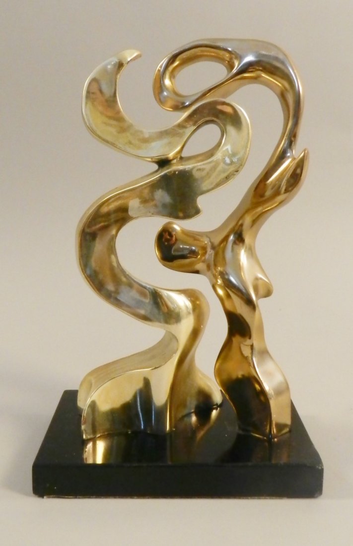 Leonardo Nierman Sculpture (Mexican, B. 1932): Measures: 11 inches tall with base, 7 inches wide Signed on bottom and numbered 52/250 Provenance: Private collection, Mexico