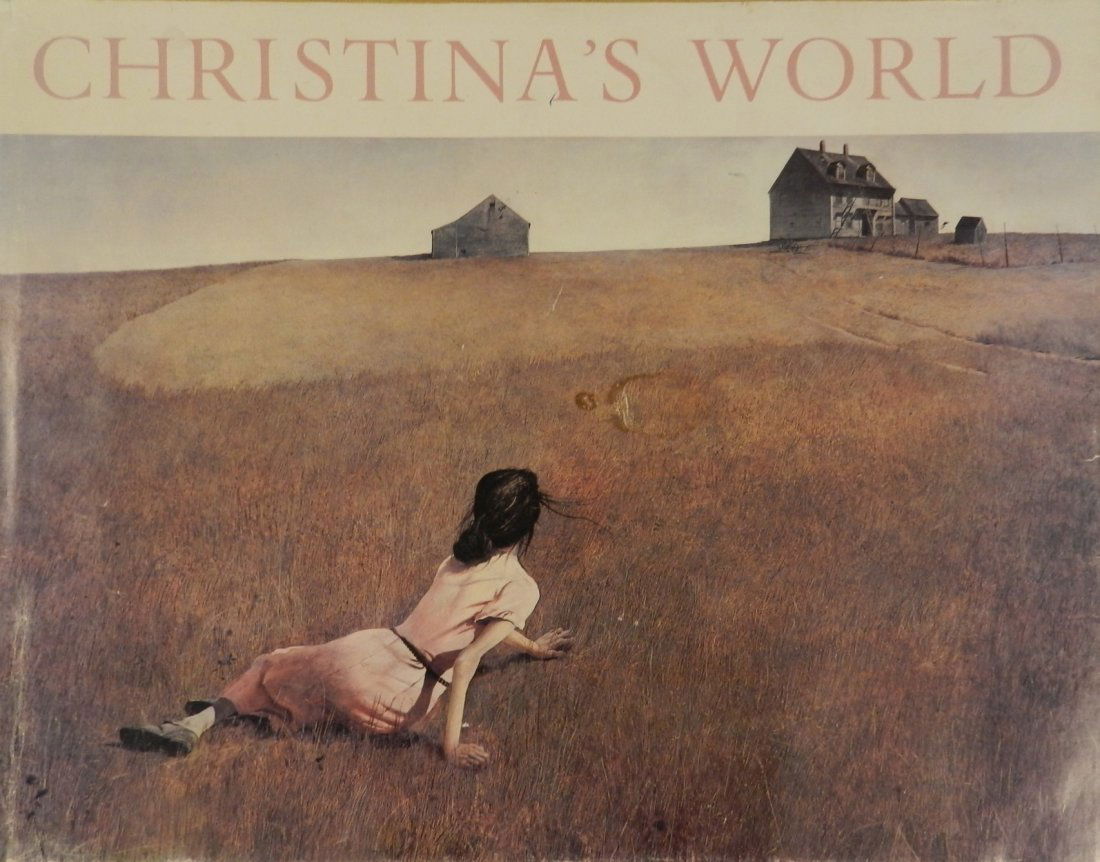 1982 Andrew Wyeth Christinas World Hand Signed Artbook: Large hardcover book featuring the artwork of Andrew Wyeth. This book is a limited edition Signed by Andrew Wyeth The book measures 13" x 10" Original dust jacket