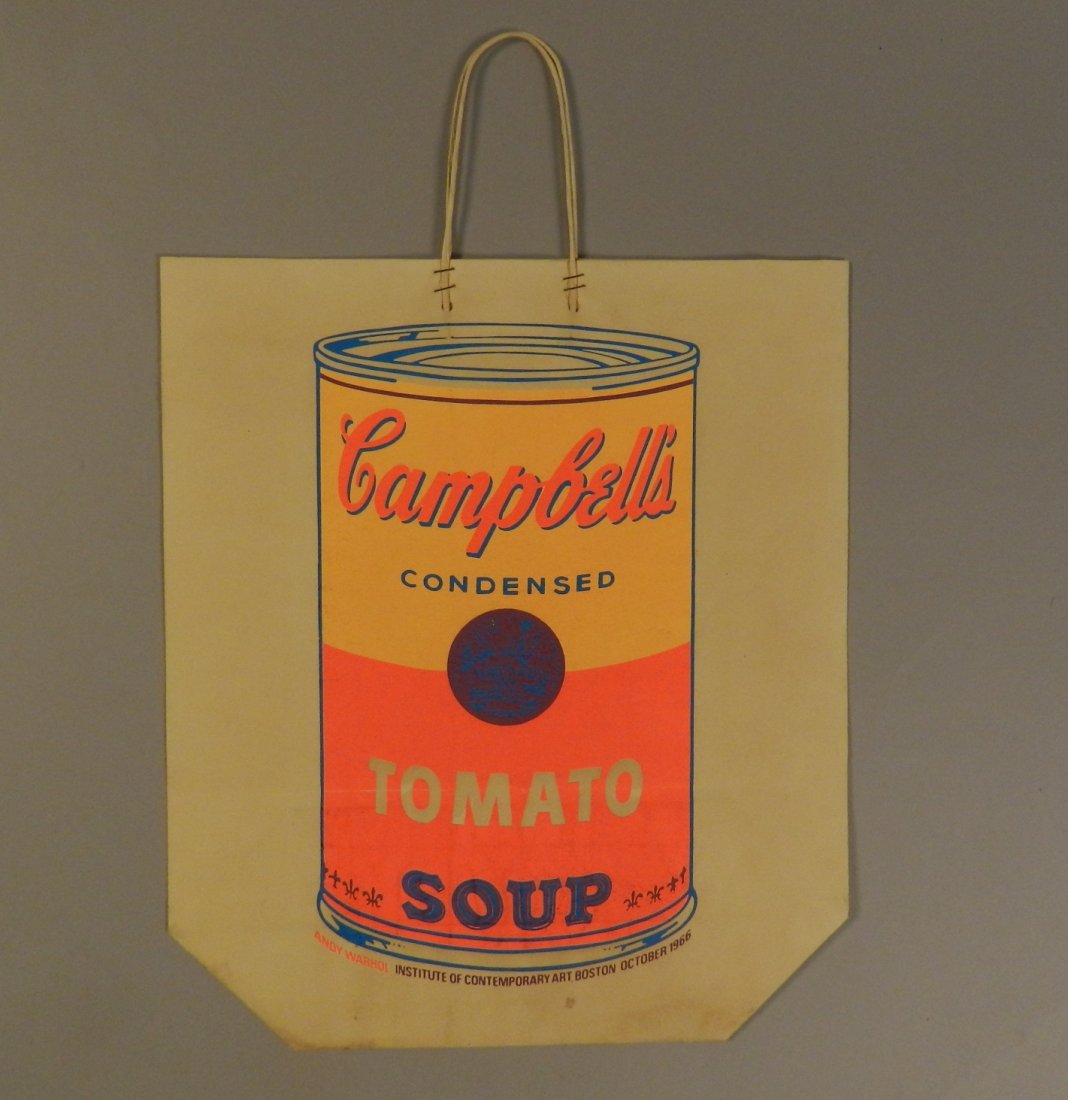 Andy Warhol, Campbell’s Soup Shopping Bag, 1966
