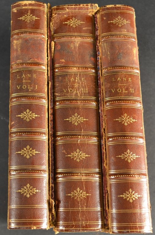 Leather Bound 3 volume Arabian Nights.: Leather Bound 3 volume Arabian Nights.