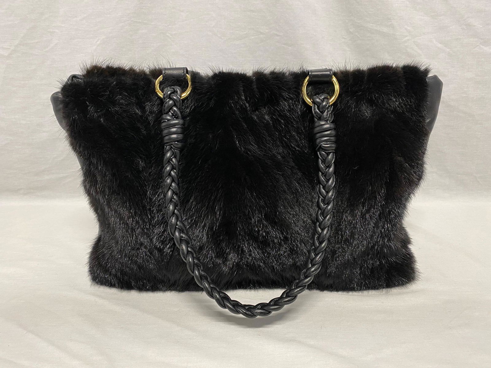 paolo masi fur handbag