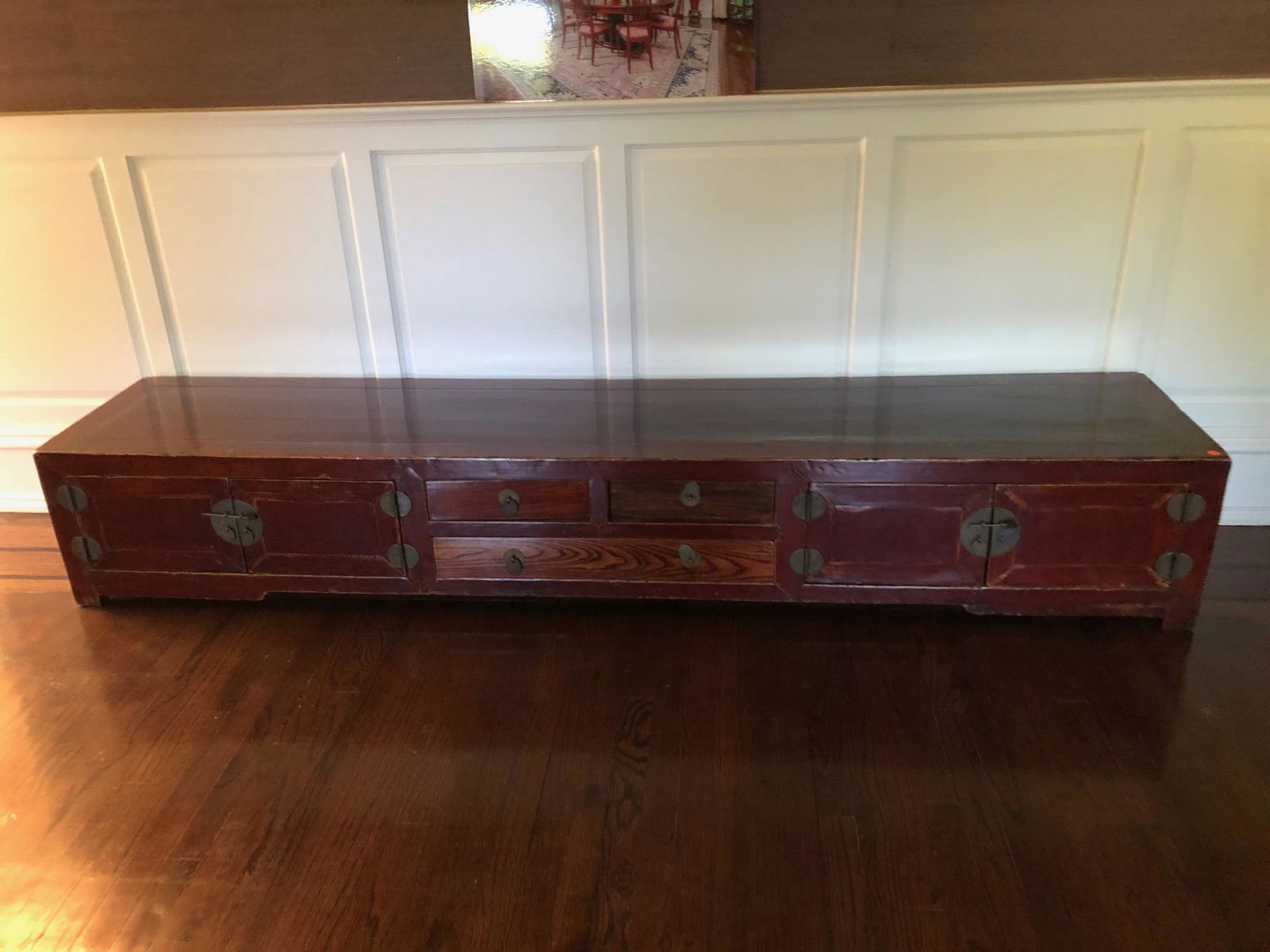 Low Asian Long Furniture Bench (1 of 2)