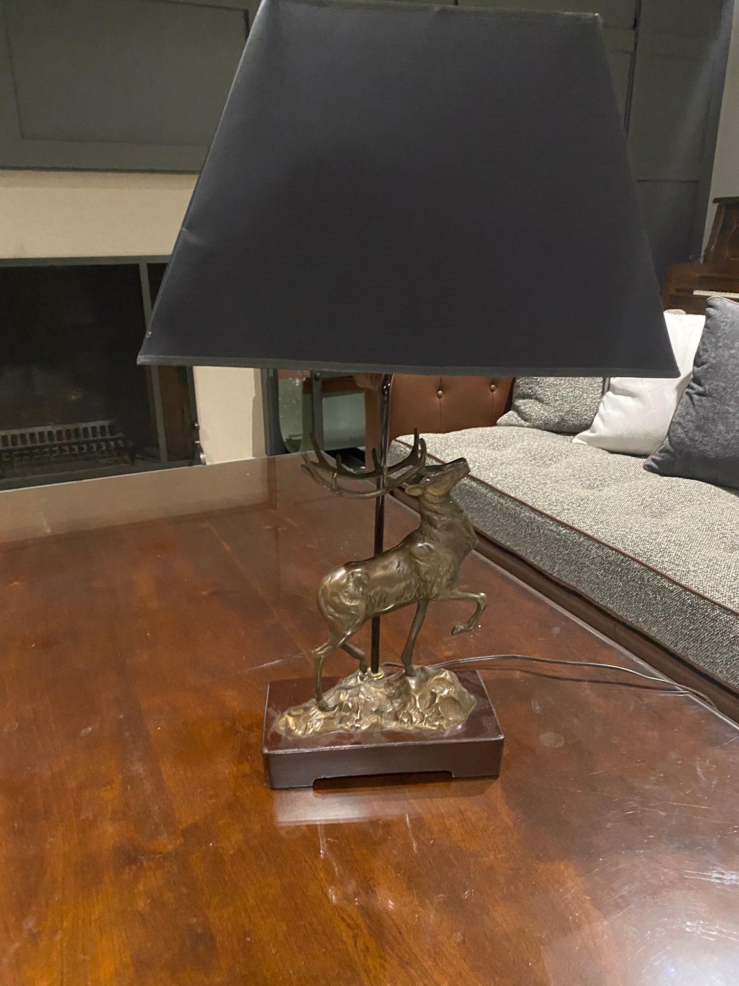 Iron Deer Table Lamp (1 of 1)