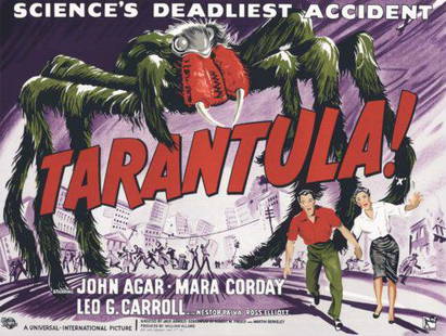 Tarantula Hollywood Poster: Tarantula Hollywood Poster; Hand pulled lithograph. (AFI 100 American Movie Poster Classics).Categories: Art of the Movies, Sci-Fi, Classic Horror Movies, View All Art of the Movies Tags: Green,