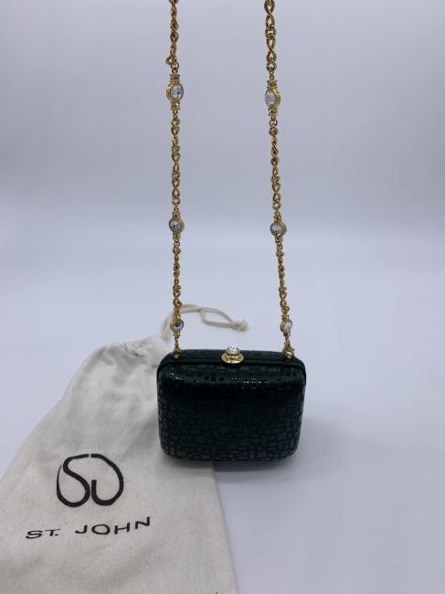 St John emerald green clutch (1 of 4)