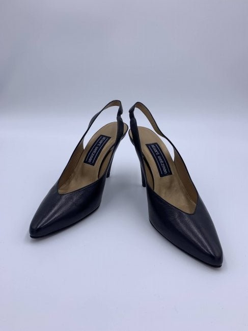 Stuart Weitzman sling back pump: Stuart Weitzman black sling back pump size
