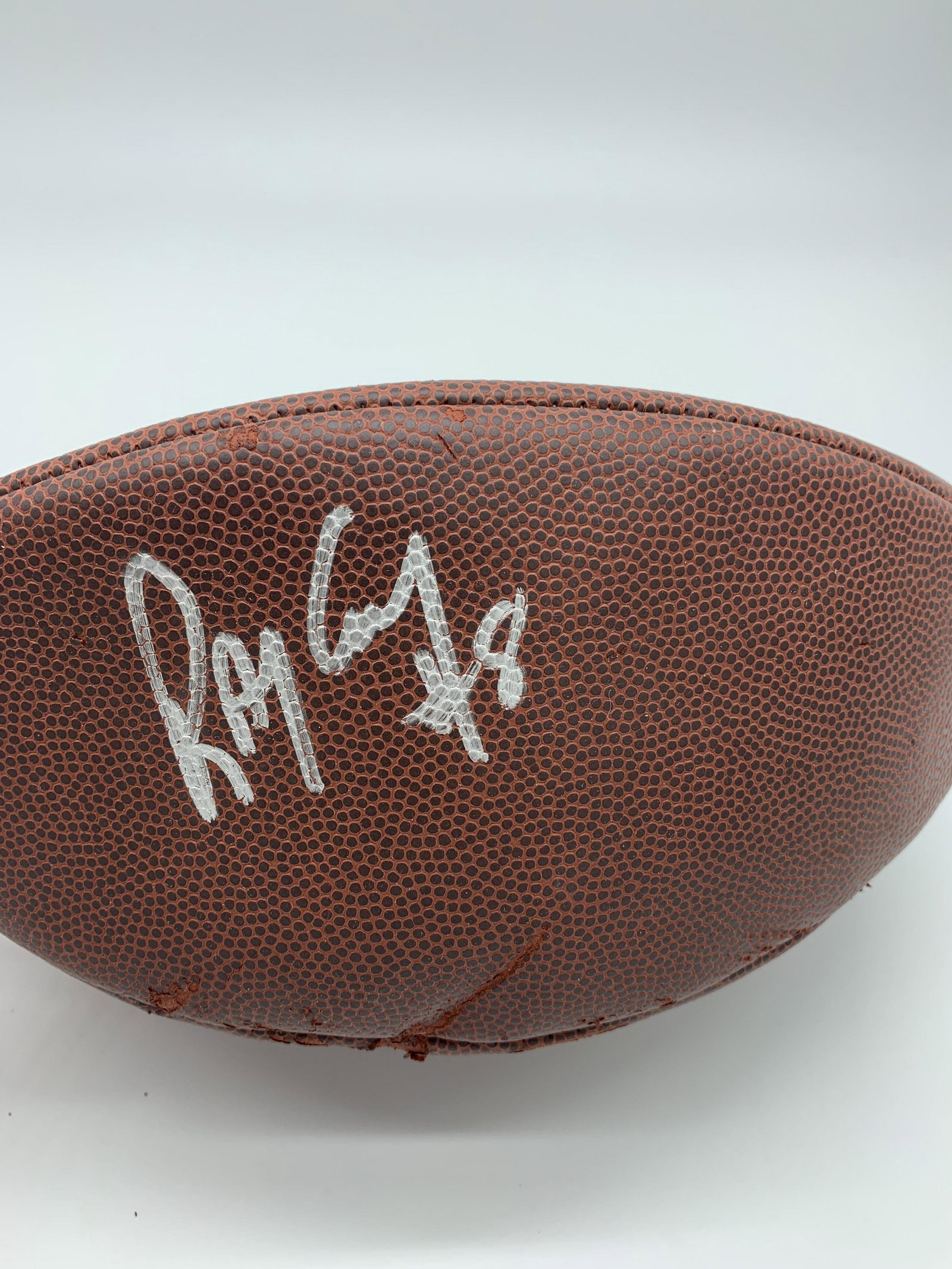 Ray Guy #8 Oakland Raiders Kicker Football Autographed (1 of 3)