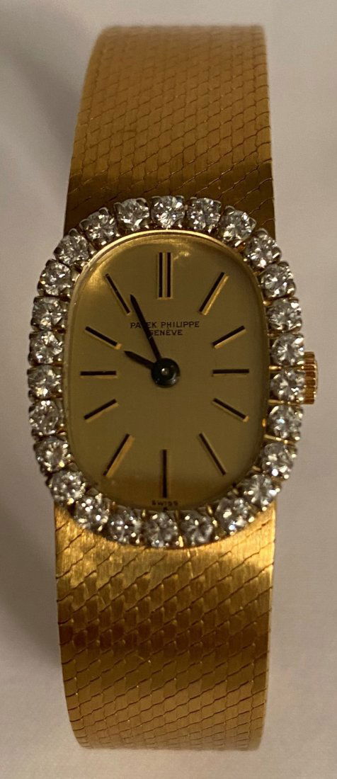 Vintage18k Patek Philippe watch ladies Diamond Bezel (1 of 3)