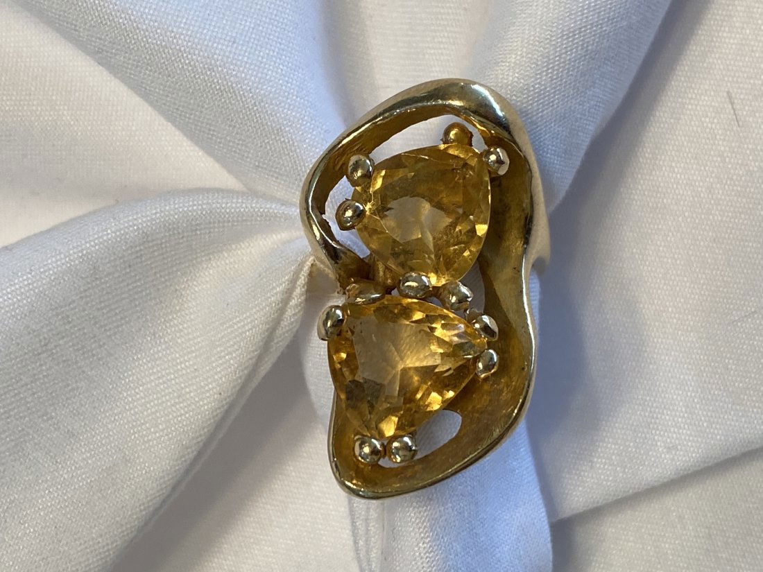 Women's 14K Gold Citrine Ring (1 of 5)