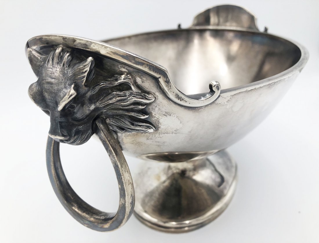 Vintage Gorham Silver Circa 1870 Lion Handles: Vintage Gorham Silver Circa 1870 Engraved "Mary 1870" Lion Handles Lion handle coin silver 1128 grams