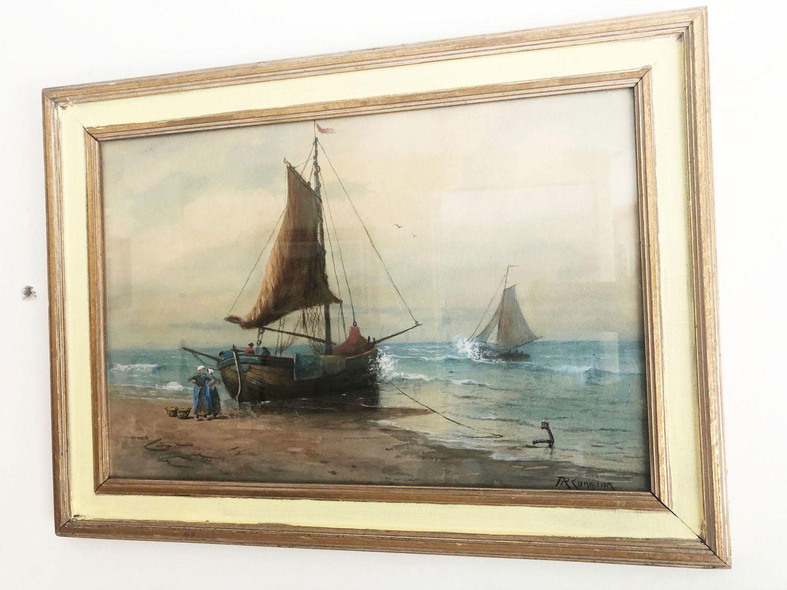 TR Congdok; Original Watercolor/Pastel Framed (1 of 3)