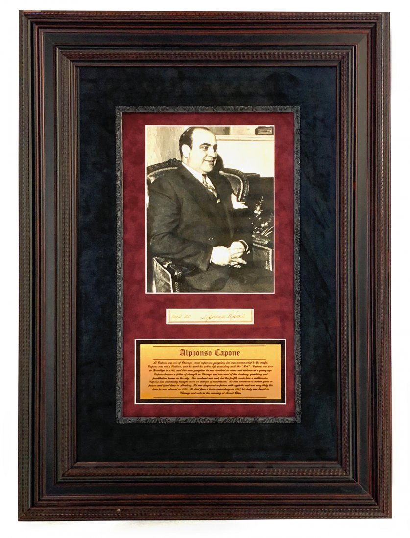 Alphonso Capone Autograph B/W Photo COA (1 of 4)