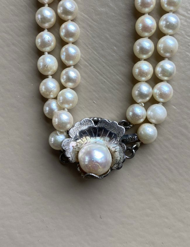Sterling Silver Ladies Pearl Neck (1 of 4)