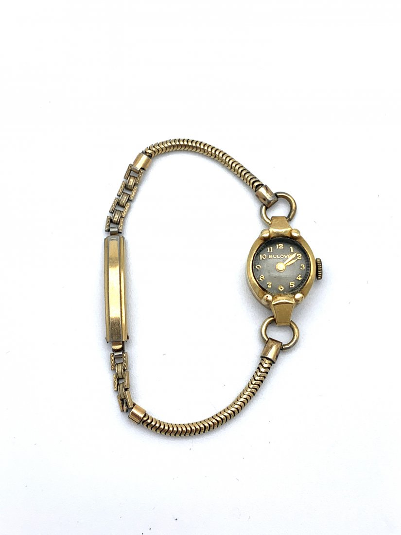 Bulova Watch 14k Gold: Women's Bulova 14K Gold Watch 10 Grams