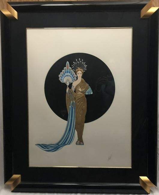 Erte "Athena" Hand-signed/Numbered LE Serigraph 14/50 (1 of 4)