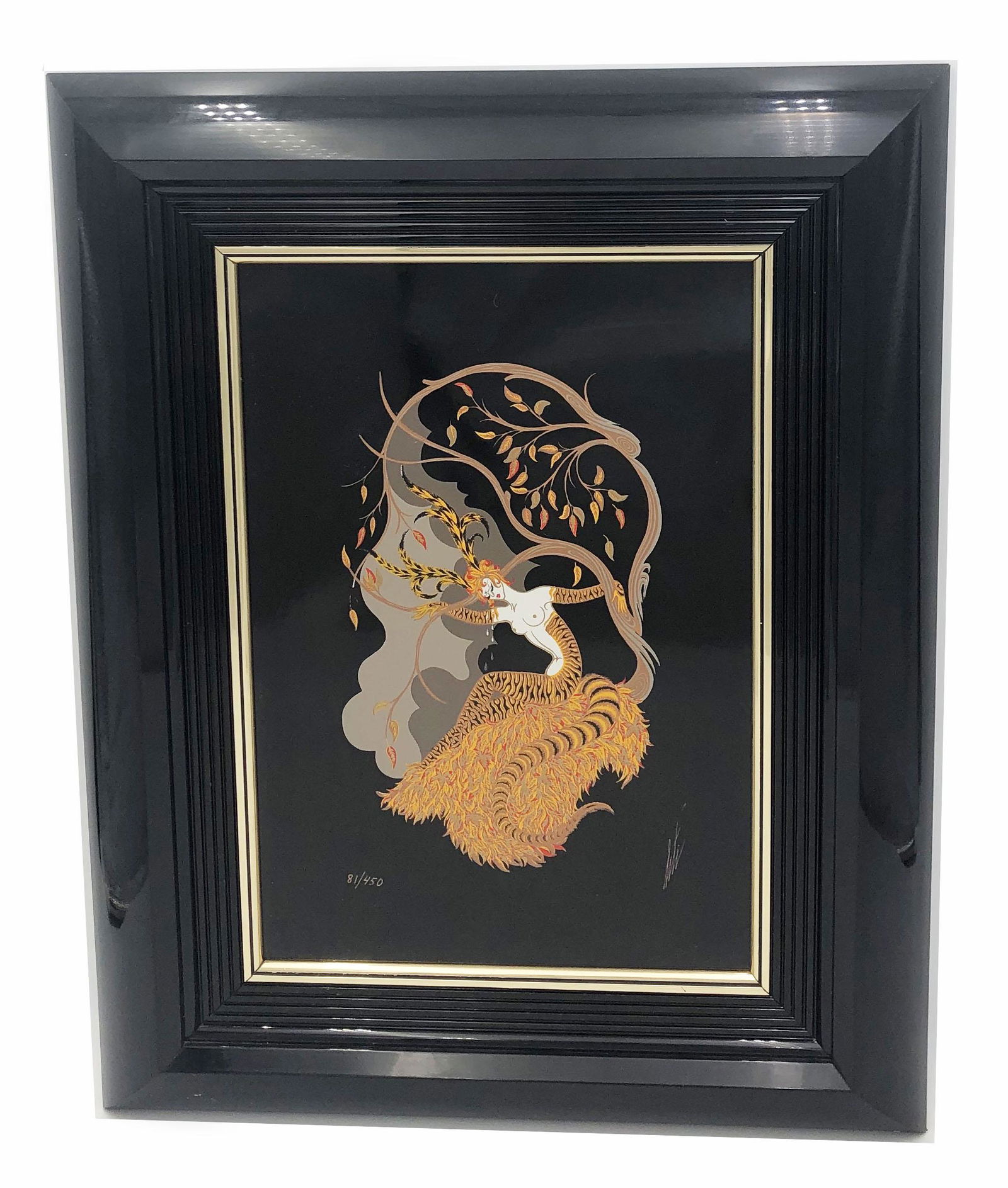 Erte "The Four Seasons - Fall" LE Serigraph 81/450 (1 of 2)