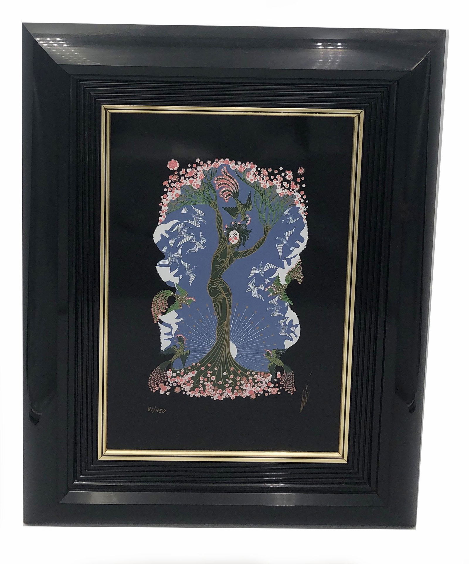 Erte "The Four Seasons - Spring" LE Serigraph 81/450 (1 of 3)