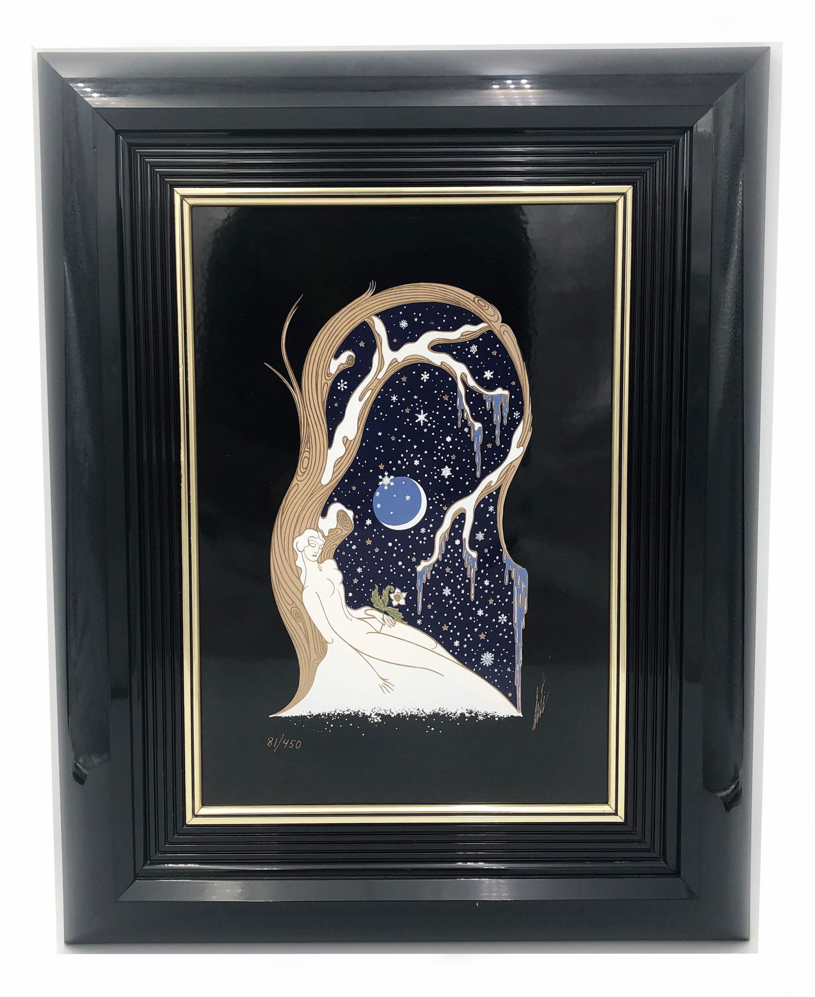 Erte "The Four Seasons - Winter" LE Serigraph 81/450 (1 of 3)