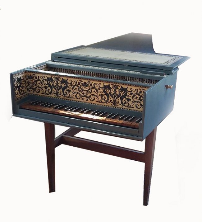 1984 Vintage Harpsichord by John Nargasian Boston (1 of 10)